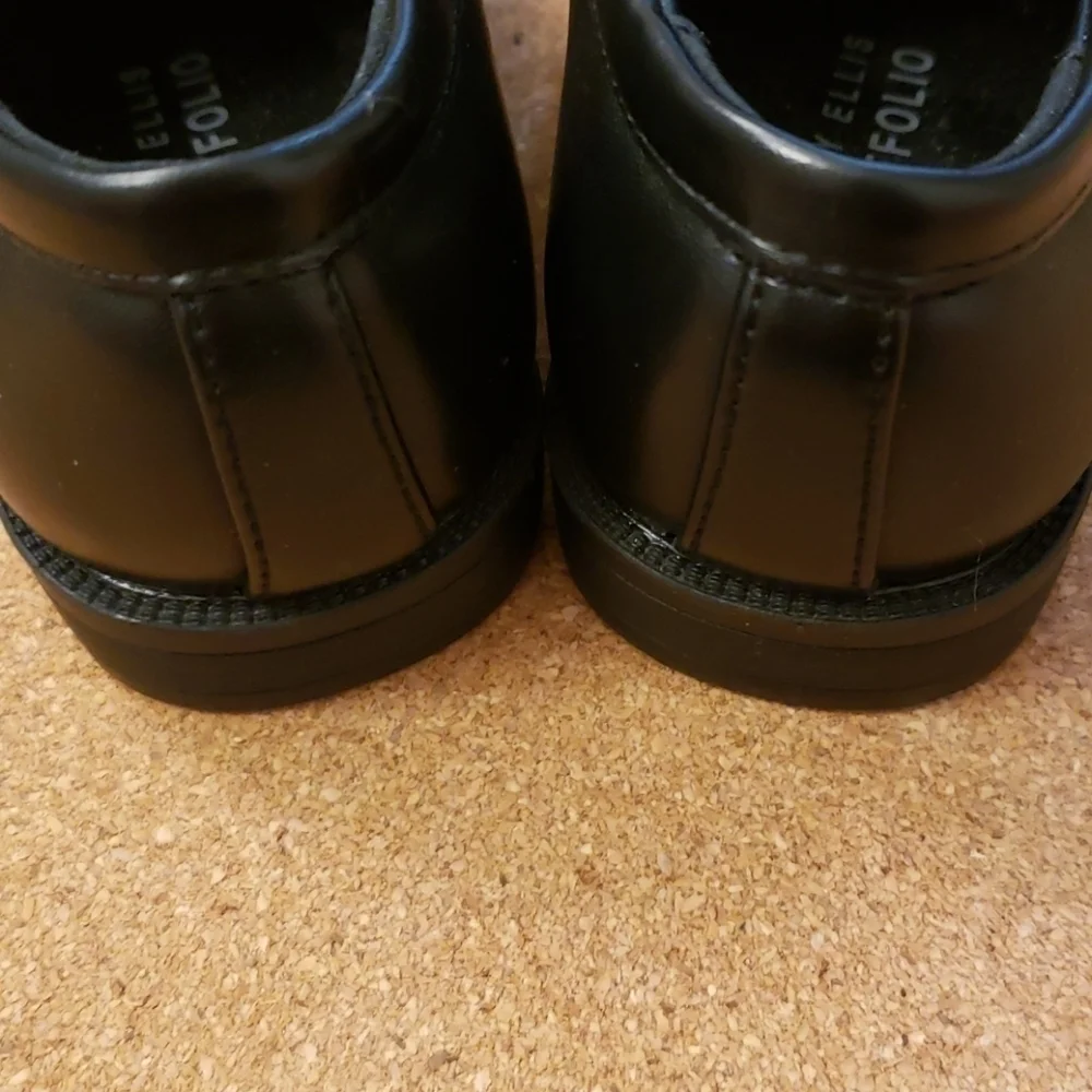 Perry Ellis Portfolio Black Slip-on Shoes